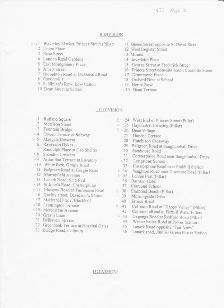The History and Inner Workings of the 1933 Edinburgh City Police Box System